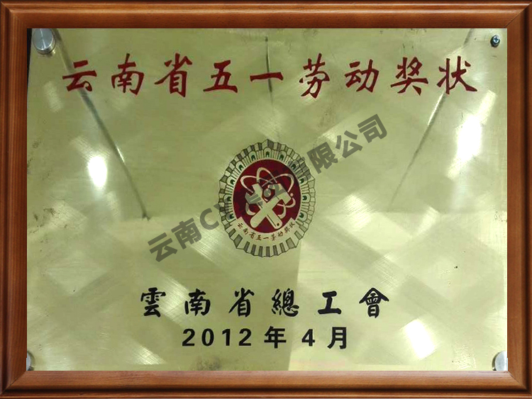 五一劳动奖-2012.04